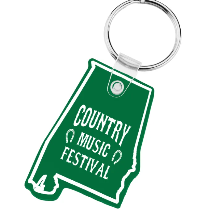 Alabama Soft Keychain - Translucent