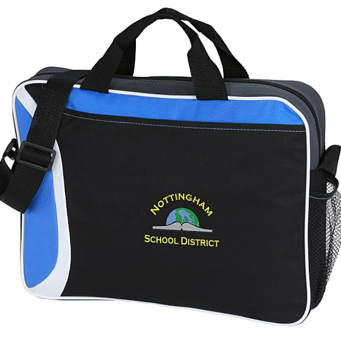 All Day Computer Brief Bag - Embroidered