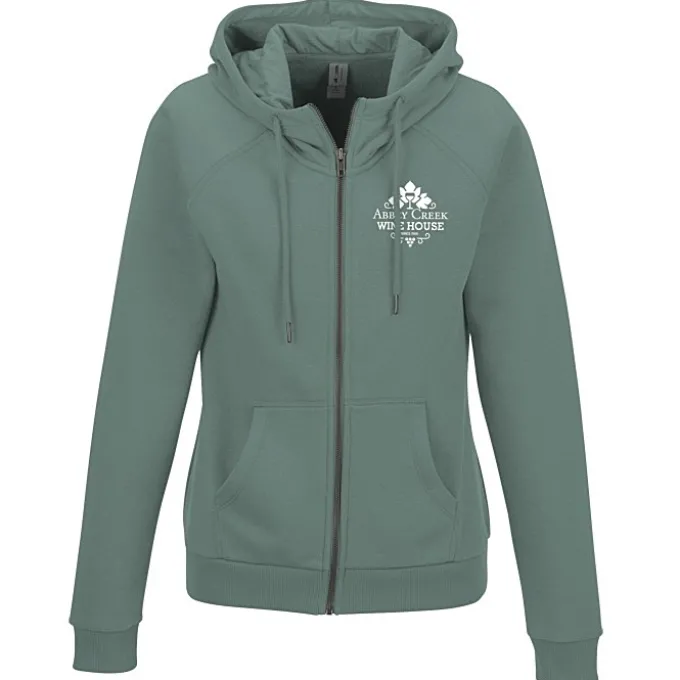 Allmade CVC Fleece Full-Zip Hoodie - Ladies'