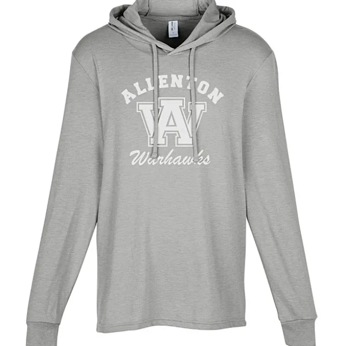 Allmade Tri-Blend Hooded Long Sleeve T-Shirt