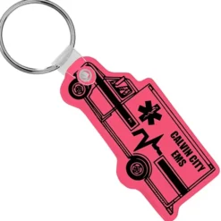 Ambulance Soft Keychain - Translucent