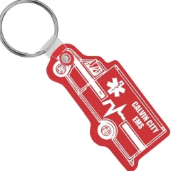 Ambulance Soft Keychain - Translucent