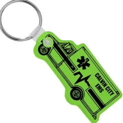 Ambulance Soft Keychain - Translucent
