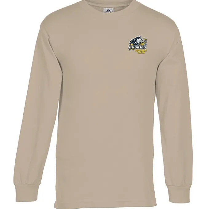 American Apparel Classic Cotton LS T-Shirt - Embroidered
