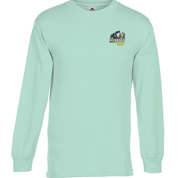 American Apparel Classic Cotton LS T-Shirt - Embroidered