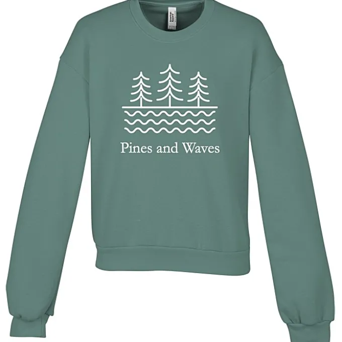 American Apparel ReFlex Fleece Crewneck Sweatshirt - Ladies'