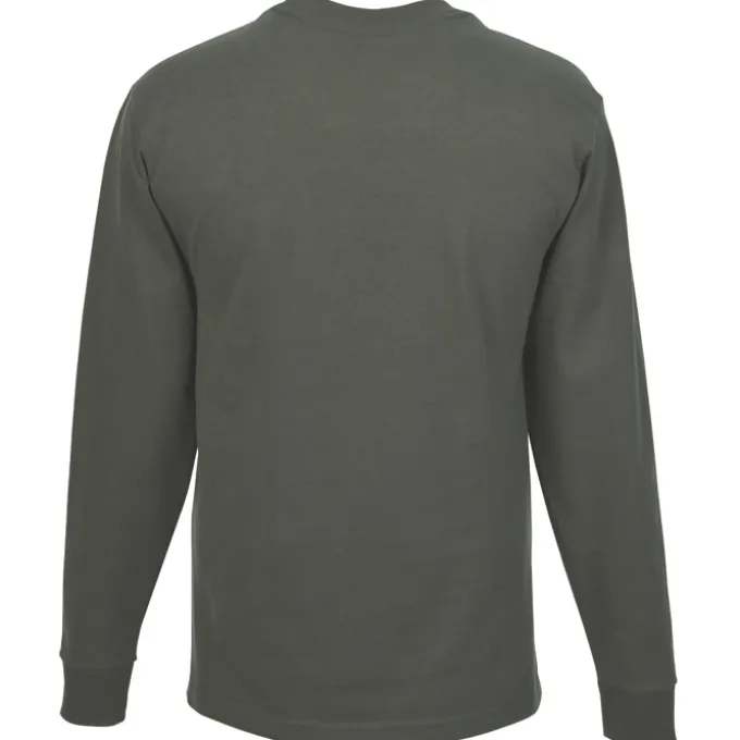American Apparel Super Heavyweight Long Sleeve Pocket T-Shirt