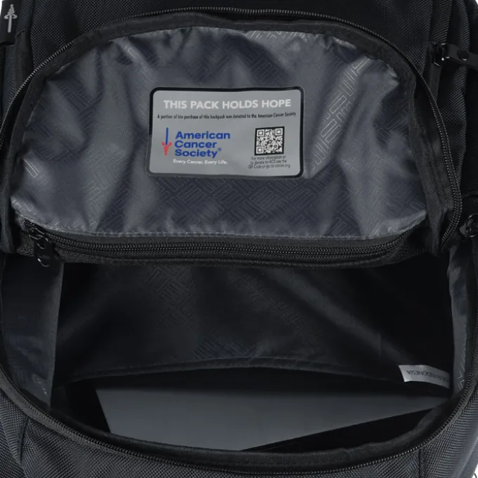 American Cancer Society Charity Laptop Backpack