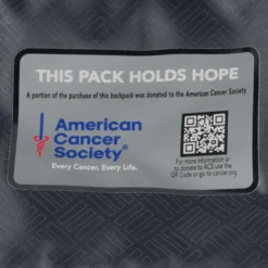 American Cancer Society Charity Laptop Backpack