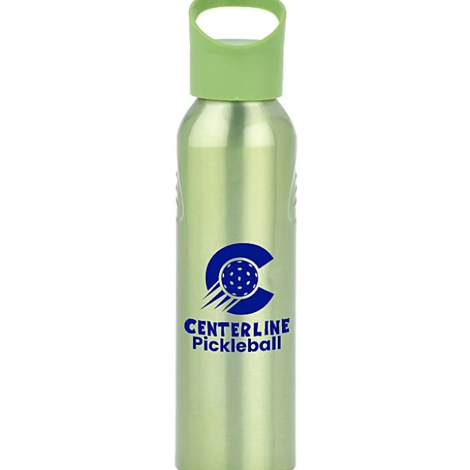 Angle Up Aluminum Sport Bottle - 22 oz