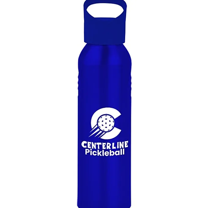 Angle Up Aluminum Sport Bottle - 22 oz
