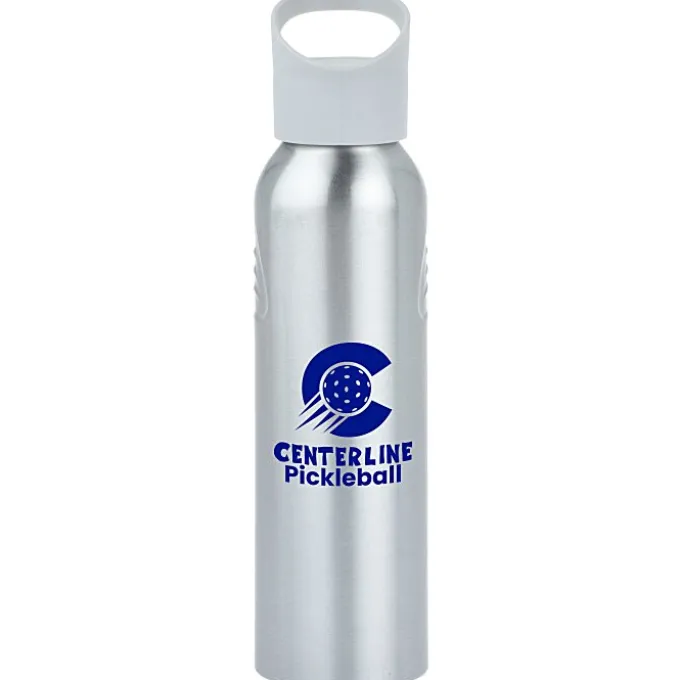 Angle Up Aluminum Sport Bottle - 22 oz - 24 hr
