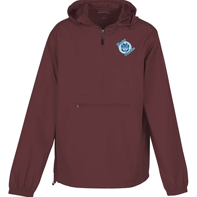 Anorack 1/2-Zip Hooded Packable Jacket