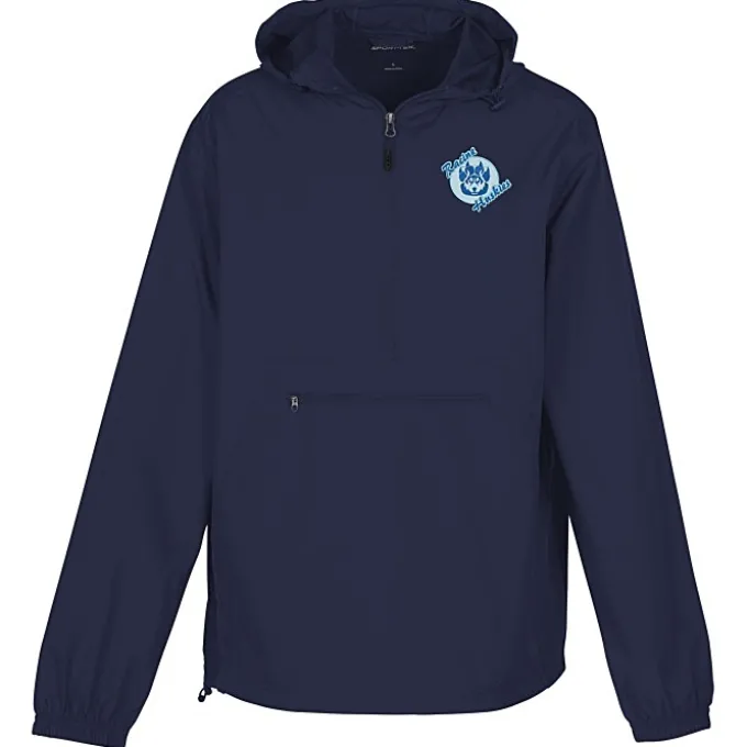 Anorack 1/2-Zip Hooded Packable Jacket