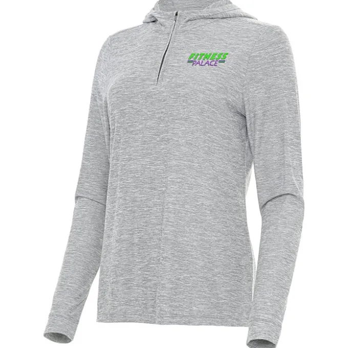 Antigua Daybreak 1/4-Zip Hooded Pullover - Ladies'