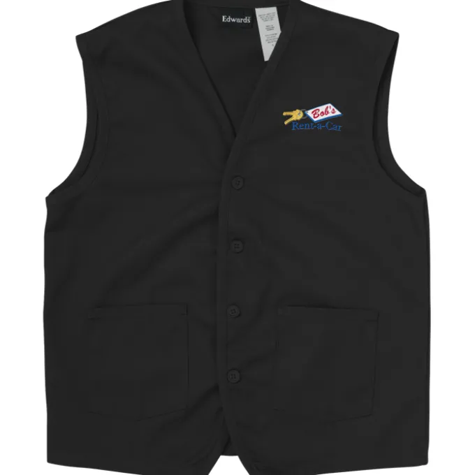 Apron Vest with Two Waist Pockets