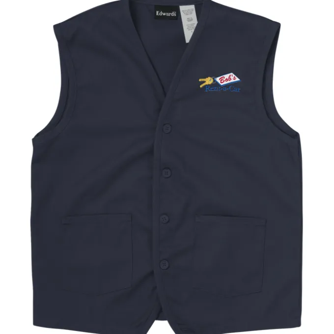 Apron Vest with Two Waist Pockets