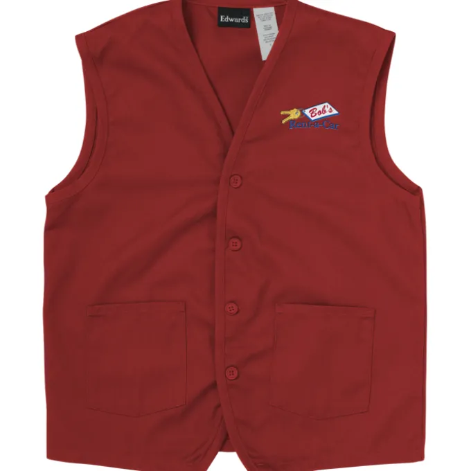 Apron Vest with Two Waist Pockets