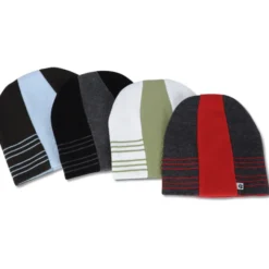Argyle Fine Knit Beanie
