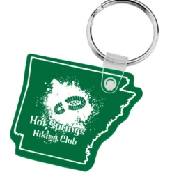 Arkansas Soft Keychain - Translucent