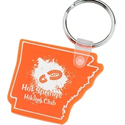 Arkansas Soft Keychain - Translucent