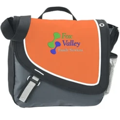 A Step Ahead Messenger Bag - Embroidered