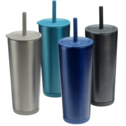 Astrid Vacuum Tumbler with Straw - 24 oz