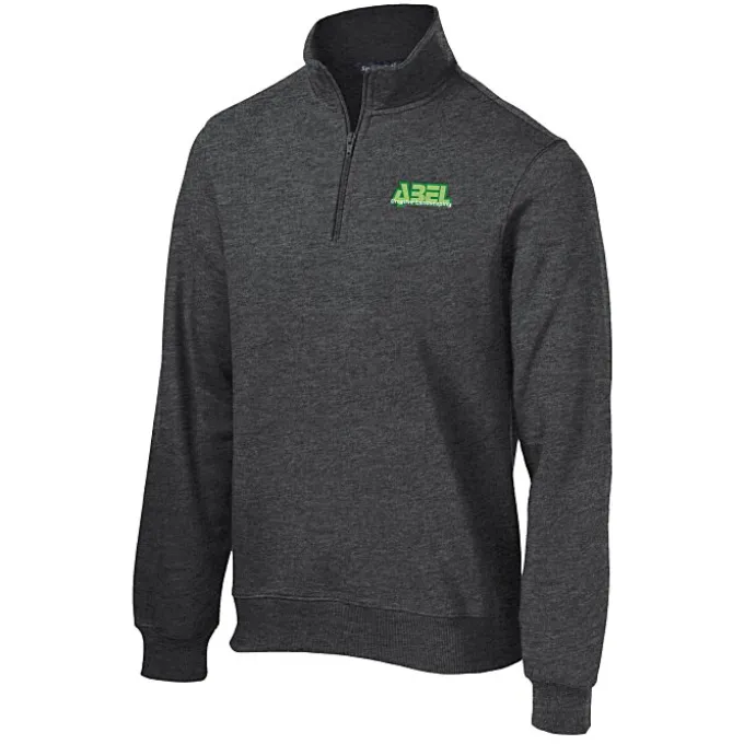 Athletic Fit 1/4-Zip Sweatshirt - Men's - Embroidered