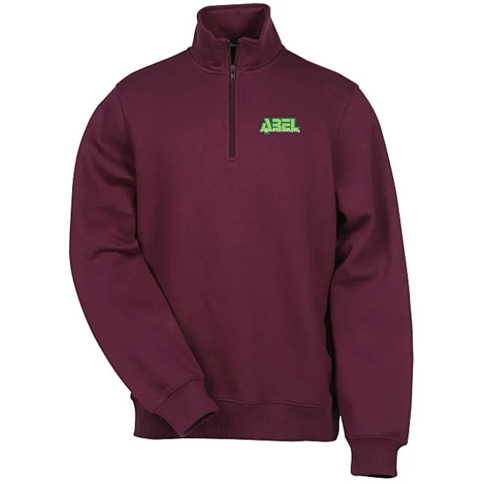 Athletic Fit 1/4-Zip Sweatshirt - Men's - Embroidered