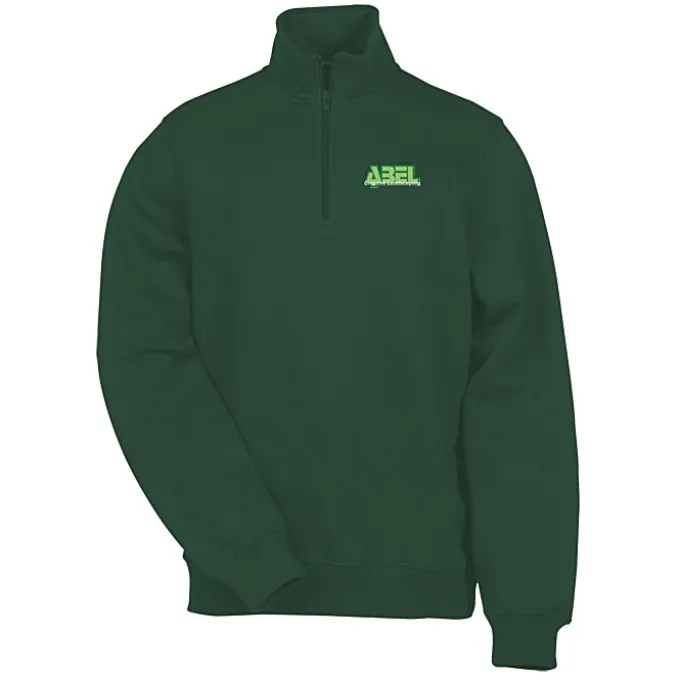 Athletic Fit 1/4-Zip Sweatshirt - Men's - Embroidered