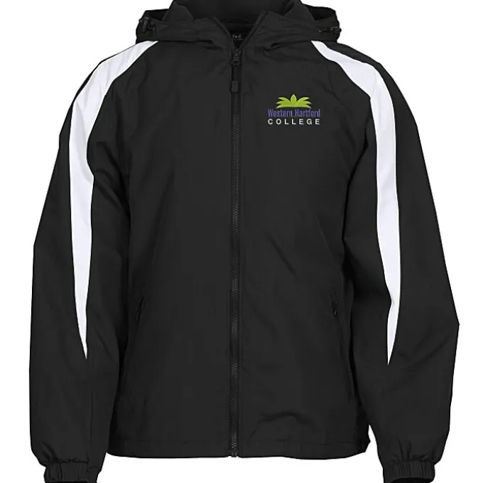 Athletic Fleece Lined Colorblock Jacket