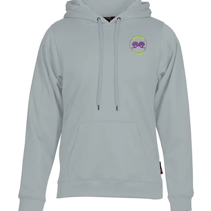 Athletic Fleece Pullover Hoodie - Embroidered