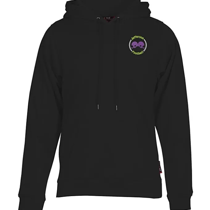 Athletic Fleece Pullover Hoodie - Embroidered