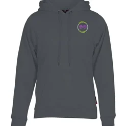 Athletic Fleece Pullover Hoodie - Embroidered