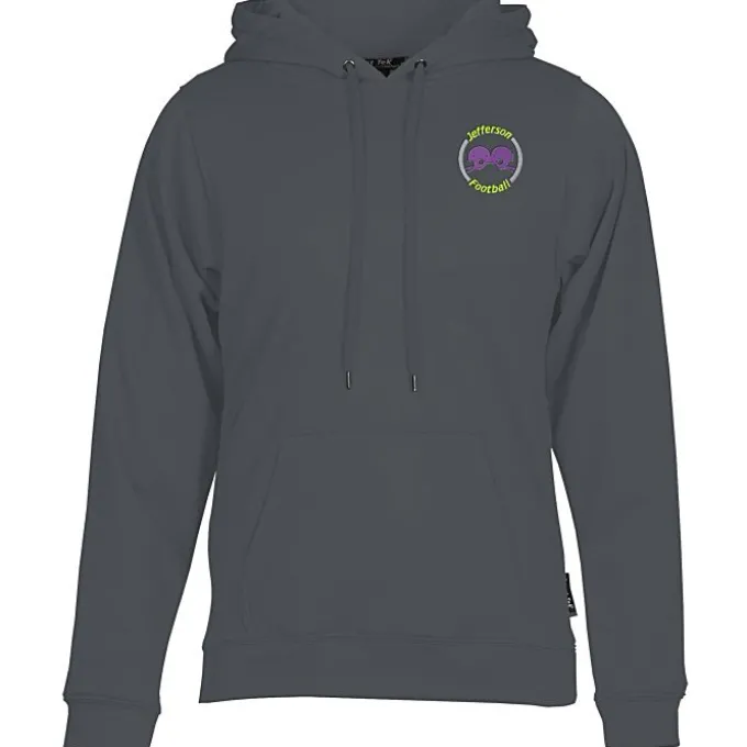 Athletic Fleece Pullover Hoodie - Embroidered - 24 hr