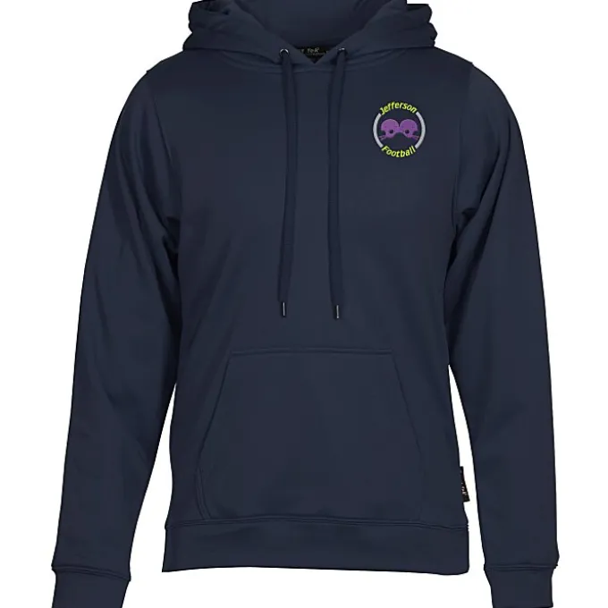 Athletic Fleece Pullover Hoodie - Embroidered - 24 hr