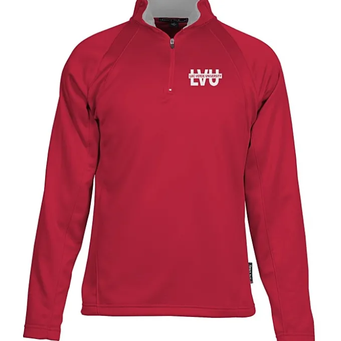 Athletic 1/4-Zip Fleece Pullover - Screen