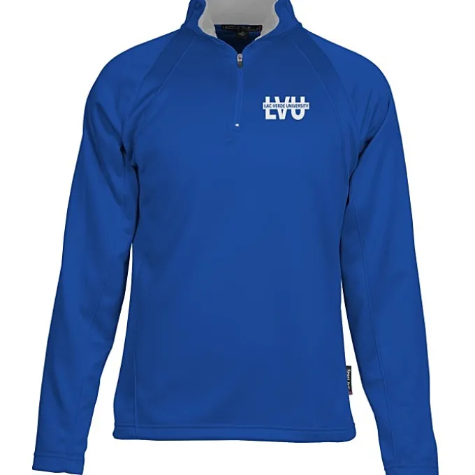 Athletic 1/4-Zip Fleece Pullover - Screen