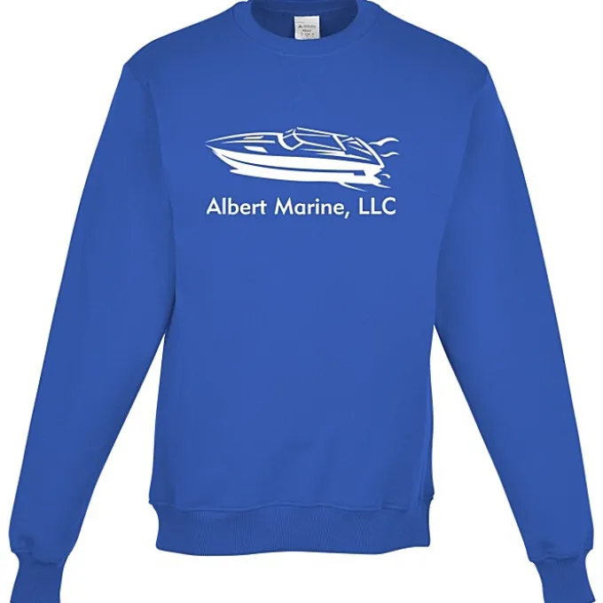 Augusta All-Day Core Basics Fleece Crew Sweatshirt