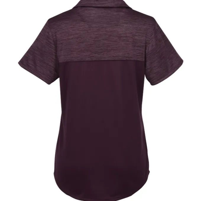 Augusta Shadow Tonal Heather Polo - Ladies'