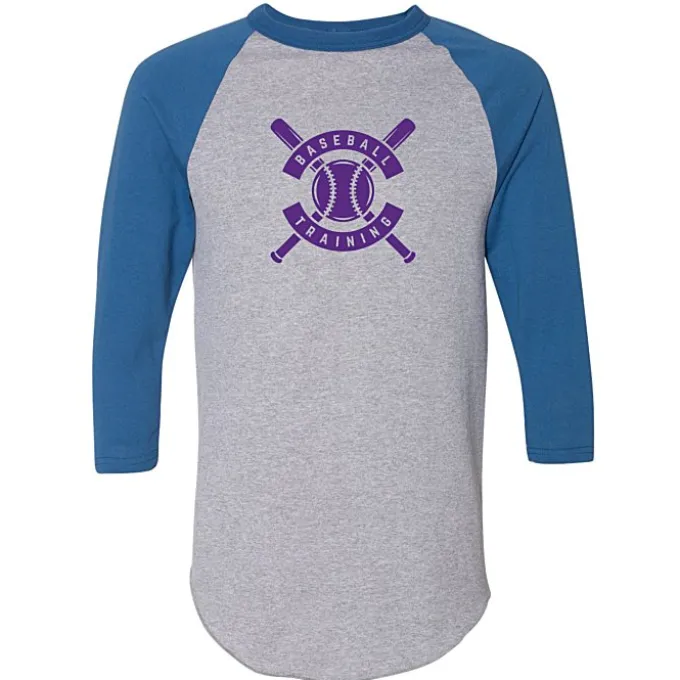 Augusta 3/4 Sleeve Baseball Jersey - Screen