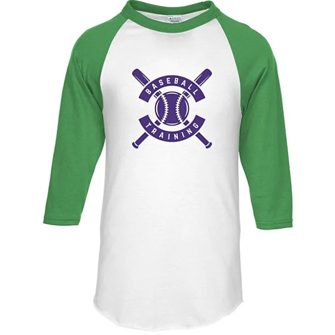 Augusta 3/4 Sleeve Baseball Jersey - Screen