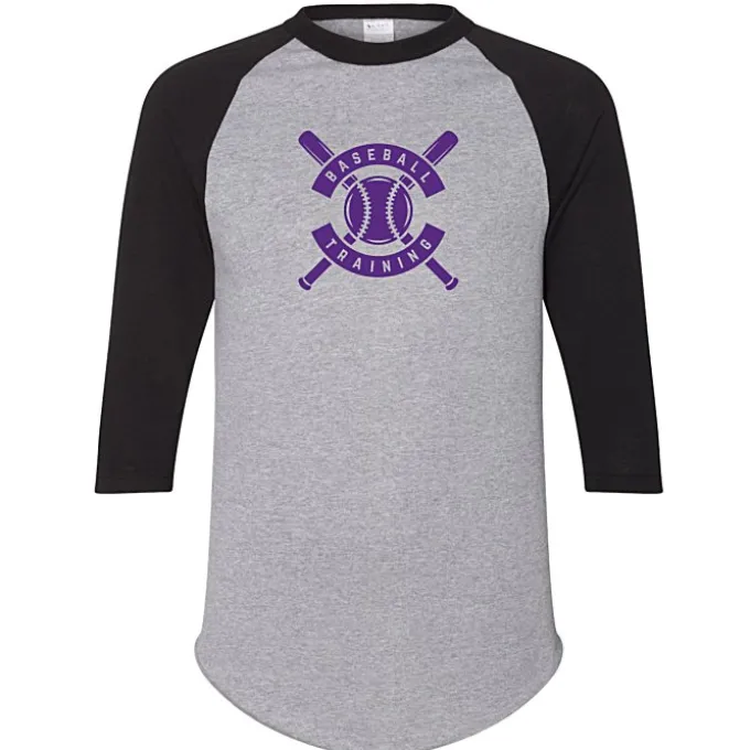 Augusta 3/4 Sleeve Baseball Jersey - Screen