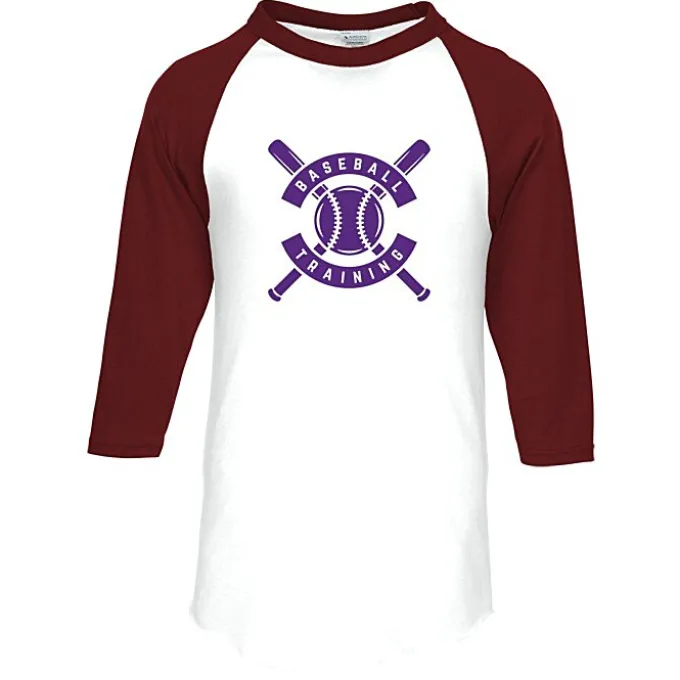 Augusta 3/4 Sleeve Baseball Jersey - Screen