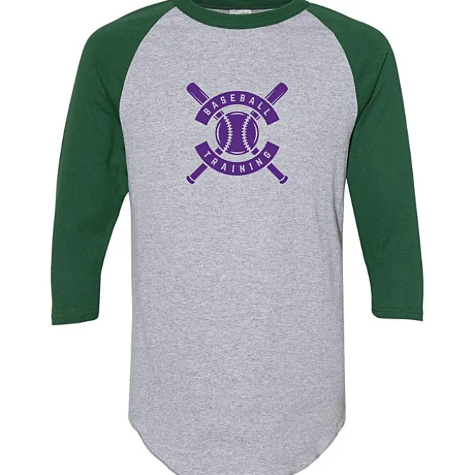 Augusta 3/4 Sleeve Baseball Jersey - Screen