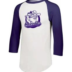 Augusta 3/4 Sleeve Baseball Jersey - Youth - Screen