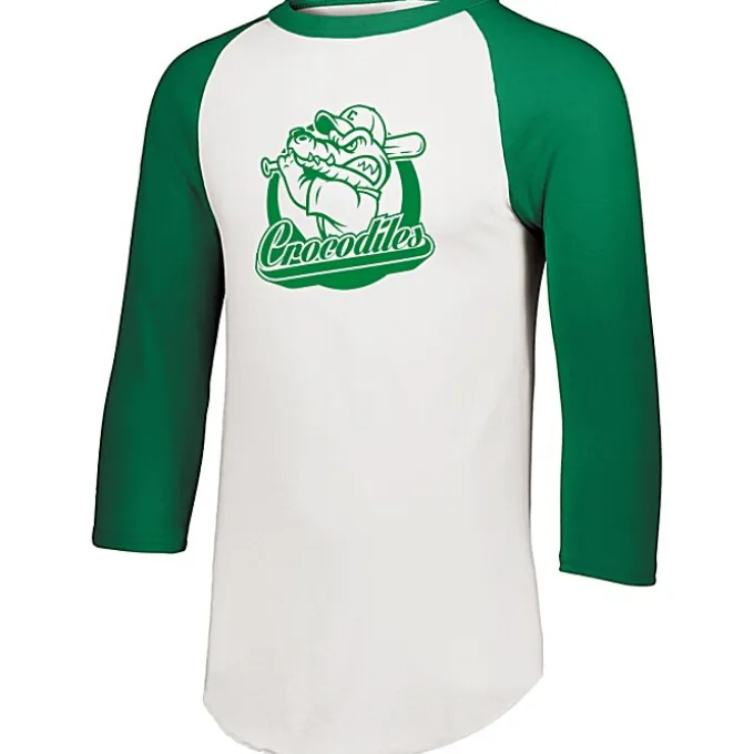 Augusta 3/4 Sleeve Baseball Jersey - Youth - Screen