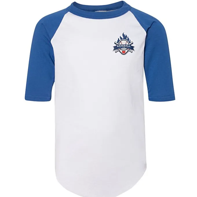 Augusta 3/4 Sleeve Baseball Jersey - Youth - Embroidered