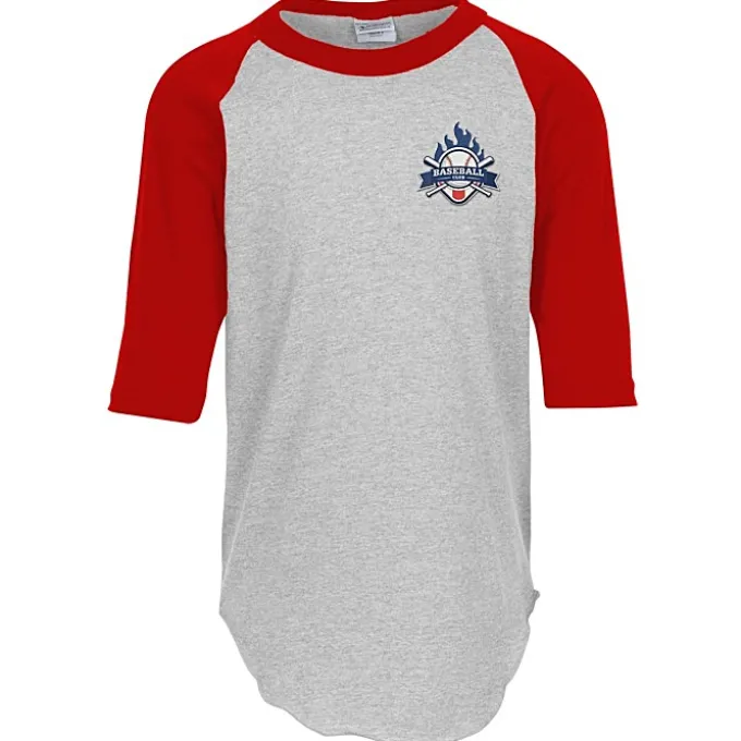 Augusta 3/4 Sleeve Baseball Jersey - Youth - Embroidered