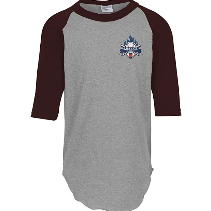 Augusta 3/4 Sleeve Baseball Jersey - Youth - Embroidered
